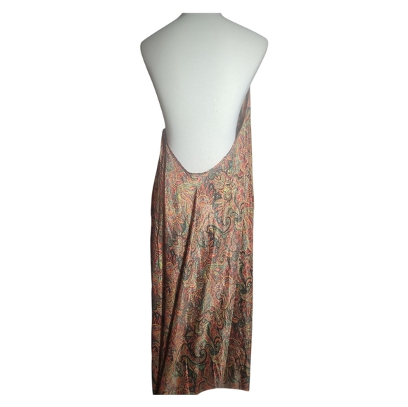 Karma Highway multicolor paisley bohemian gypsy Maxi Dress one sz boho sundress - Picture 5 of 9